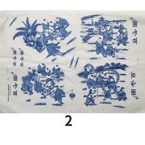 도자기전사지 전사지 제작 꽃무늬 Pottery ceramics clay Transfer paper glaze underglaze flower blue, 07 N2