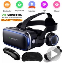 2022 original vr shinecon 버전 6.0 가상 현실 헬멧 3d 안경, g04e-b01