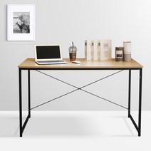 철제공부 원목컴퓨터 고등중학생 1인용h형 공부방원룸 우드기본책상 대형넓은 diy 1인 서재거실 서재간이 조립식 120 게이밍pc 철재 공부방 테이블 다용도추천