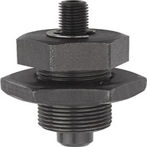 Kipp 03092-2004AK Steel Indexing Plungers F Style Threaded Pin Locking Pin Hardened Inch 5/16-2, 1, 32 mm Length, 5/16-24 Thread,