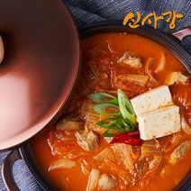 [신사강] [수원 맛집] 김치찌개 3팩 복합구성 택1 (돼지고기/김치찜/볶음김치), 선택:01_김치찌개 340g X 3팩