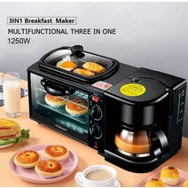 3In 1 다기능 아침 식사 메이커 기계 220V 1250W 전기 오븐 물방울 커피 튀김 트레이 차 주전자 가전 제품, [03] AU
