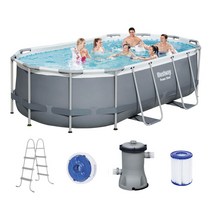 BW 56620 타원기둥 대형풀장 풀세트 427x250x100cm, 단품