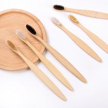 용 제로웨이스트 대나무 칫솔 생분해 미세모 각인 지구지킴이 플라스틱 환경보호 2개, 1아동대나무-베이지, 본상품선택