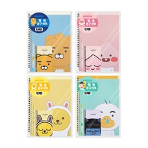 카카오 프렌즈 행복 문구세트 4종 선물세트, 캐릭터랜덤_$U6S