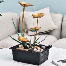 tabletop water Fountain 중국 풍수 홈 거실 장식 예술 분수 실내 야외 정리 데스크 폭포