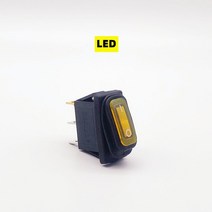 kcd3 방수 로커 스위치 on-offon-off-on 3pin23 위치 조명 전원이 있는 전기 장비 15a 250vac20a 125vac, 노란색 온-오프, 지도된 교류 220v
