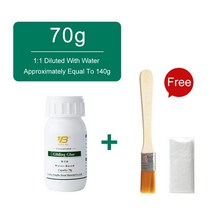 금박 장식 포장 접착제 시트 공예 종이 분말 물 기반 농축 및 광택 아름다운, 01 70g gilding glue