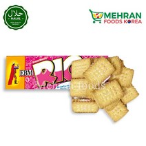 EBM Rio strawberry & Vanilla Biscuits / Cookies 128g 할랄 리오 딸기&바닐라 비스킷, 1개