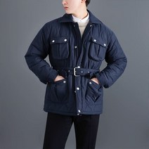 헤비퀄팅 벨트 패딩자켓 - 2color