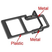 액션 카메라 스위치 어댑터 Gopro Hero 9 8 Osmo 4 OM4 용 핸드 짐벌 마운트, AE) Black