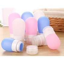 화장품빈용기 화장품 빈통 실리콘공병 손세정 터치, 블루, 38ml