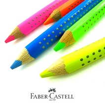 Faber-Castell TEXTLINER 1148 파버카스텔 점보그립 형광 색연필 낱개 (텍스트라이너 1148), Yellow