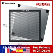 레이저 절단 SCULPFUN 레이저 절단 벌집 작업 테이블 보드 강철 패널 플랫폼 CO2 다이오드 조각기 400x400m
