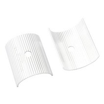 자전거 핸들바 라이저바 손잡이 핸들 바 심 254mm 318mm 35mm 조리개 조정 어댑터 1 쌍 MTB 도로 스템 감속기, 31.8To35mm Silver