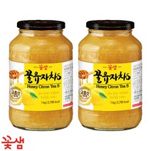 꽃샘 꿀유자차S 1kg x2개 250867