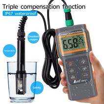 AZ 86021 용존 산소 검출기 PH/SALT/D.O./TEMP 다기능 수질 시험기 양식 함량, 한개옵션0