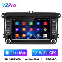 안드로이드 네비게이션 올인원 무선 오토 네비 모니터 후방카메라 자동차 Podofo-폭스바겐/골프/파사트/시, 05 2G 16G