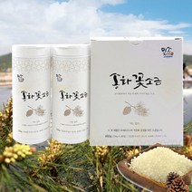 안전한소금 태안송화소금 불순물제거 미네랄과 송화분 다량 함유 저염이며 혈압좋은 선물세트, 알뜰송화소금1kg(굵은입자)