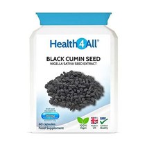 블랙쿠민씨드 500mg 60캡슐 V 정제 아님 니겔라 사티바 제, 60 카운트(1개 팩)