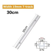 목공 diy 도구 너비 19mm t-트랙 t-슬롯 테이블 톱 라우터 테이블, 19mm T 트랙 30cm