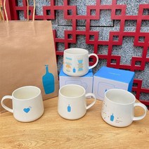 블루보틀 로고 세라믹 머그 컵 400ml 5종 택1 키요스미 홀리데이 머그잔 감성머그, 2