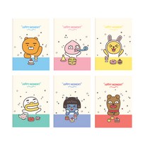 카카오프렌즈 1200 해피모먼트 신학기 무선제본 노트 1개, 어피치