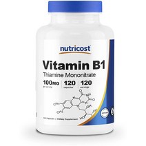 뉴트리코스트 비타민 B1 100mg 캡슐, 120개입, 1개, 120정