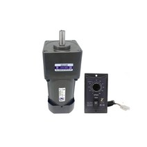 유도전동기 6IK200RGU-CF 200W 220V 단상 AC 기어 감속 속도 제어 모터 가역 + 속도 조절기, 5.104RPM