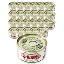 도모다찌 고양이캔 80g x 24개 / 고양이캔 / 고양이간식, 참치와치킨