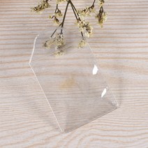 ST pvc포장 투명 PVC 악세사리 포장 보관 백 6x5cm 100P, 단품