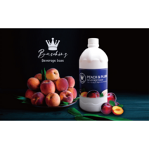베이스킹 복숭아 자두 베이스 2kg 과일농축액 에이드