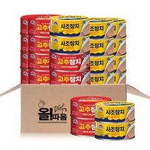올따옴) 사조참치 85g 살코기참치 12개+고추참치 12개, 1개