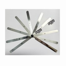 172MC 0.04~0.30mm (9매) 한도 독일 시크니스게이지 두께게이지 틈새자 치크니스게이지, 1개
