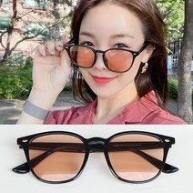 패션 틴트 컬러 뿔테 안경 시력보호 자외선 차단 여자 선글라스 뿔테