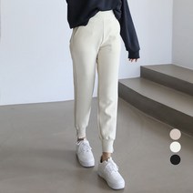 그레힙 여성 기모 트임 조거 팬츠 골프 연습복 골프웨어 스크린 밴딩 트레이닝 바지