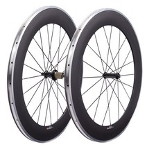 울트라 라이트 스트레이트 당겨 파워 웨이 R36 허브 도로 자전거 탄소 바퀴 80mm Bicylce wheelset 명반 합