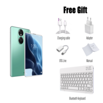 글로벌 버전 태블릿 ​​pc p50 새로운 패드 미니 12gb ram 512gb rom 24+48mp android12 wps office google play dual sim 5, 12g 512g 키보드, 초록, 우리를
