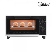 [미디어] Midea 전기오븐 10L PT0800B(BK) 블랙&화이트