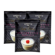 한셀 셰프 키친 팬나 코타 65g Hansells Chefs Kitchen Panna Cotta, 3팩