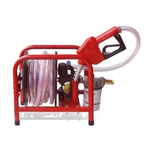 농업용 자동 주유기 오일 급유기 릴 호스 전동 드럼, 24V 급유 키트(플라스틱 건 포함)