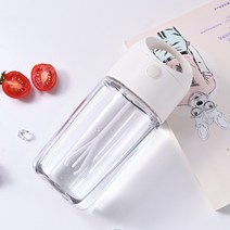 전동 쉐이커 쉐이크 텀블러 자동 쉐이킹 회오리 미숫가루 쉐이커 오토믹스 500ml 눈금, 450mlml, 트리탄 소재-화이트