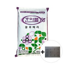 자재1번가 블루베리 전용 상토 흙 50L + 깔망 피트모스 블루베리 분갈이 분갈이 용토 배양토 한아름, 2개