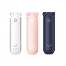 시원 c.one 3in1 탁상용 접이식 미니 베어 휴대용 선풍기 보조배터리 손전등, 3in1미니베어-네이비