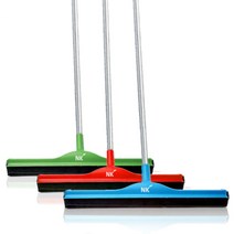 엔케이 회전형 이중스펀지 바닥밀대 70cm 봉포함 물밀대 스퀴지 물기제거 청소도구, 초록, 150cm