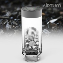 AiRTUM 국산 차량용 공기청정기 UVC 바이러스살균 헤파필터 휴대용 미니, AiRTUM (컵홀더 장착형), AiRTUM 블랙 메탈