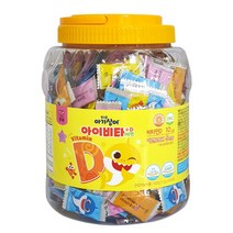 태양생활건강 핑크퐁 아기상어 아이 비타D 플러스 아연 600g, 500정, 1개, 500정