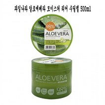과일나라 알로에베라 모이스처 리얼 수딩젤 500ml 100프로 르 이켈 원액, 단품