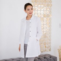 이헌영 이헌영 19B94035J0 자수 포인트 린넨 롱 자켓 화이트