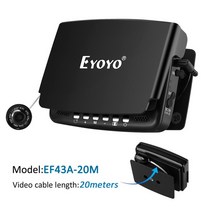 eyoyo ef43a 카메라 휴대용 무선 어군 탐지기 어탐기 민물 바다 수중 음파 12, 협력사, 20m 케이블